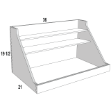 Pot and Pan Rollout for 36 Wide Base Espresso Shaker