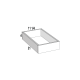 ROT15 - Alabaster Cream - Rollout Tray for 15" Wide Base - 11-1/4"W x 21"H x 4"D