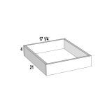 RS21 - Rollout Tray for 21 Wide Base