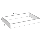 RS36 - Rollout Tray for 36 Wide Base