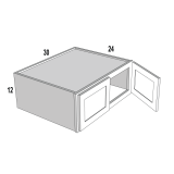 Wall Bridge 30Wx12Hx24D Espresso Shaker
