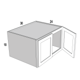 Wall Bridge 30Wx18Hx24D Espresso Shaker