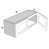 Wall Bridge 33Wx12H Espresso Shaker