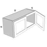 Wall Bridge 33Wx15H Espresso Shaker