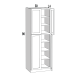 WP3090 - Blanco Modern - Tall Pantry Cabinet - 30Wx90Hx24D