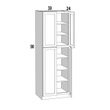 U309024 - Antique Shaker - Utility Cabinet