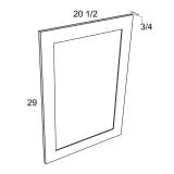 Vanity Decor Panel 20-1/2Wx29H Feather Gray