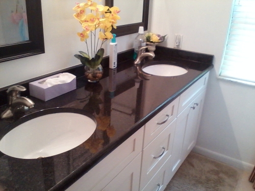 Arctic White RTA Bathroom Vanity