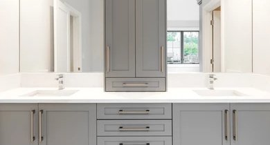 Smokey Dark Gray Bath Vanities