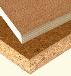 Particle board and wood boards compared