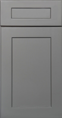 Dark Gray Shaker Bath Vanity Cabinet Door