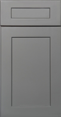 Dark Gray Shaker Bath Vanity Cabinet Door