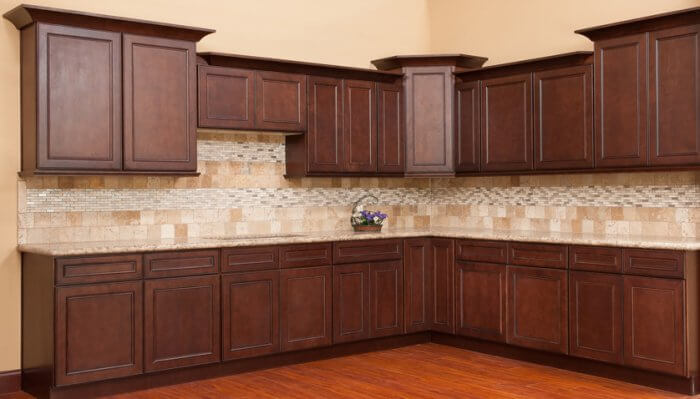 Tuscan Cocoa Ready To Assemble Kitchen Cabinets