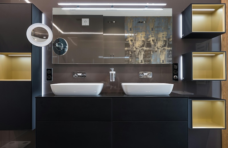 Bathroom Cabinet Colors - Black