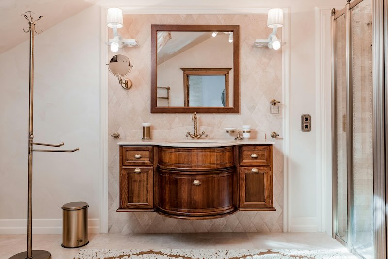 Bathroom Cabinet Colors - Classic Brown
