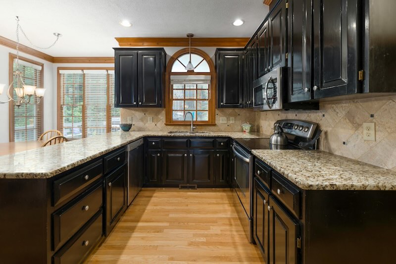 Black RTA Kitchen Cabinets
