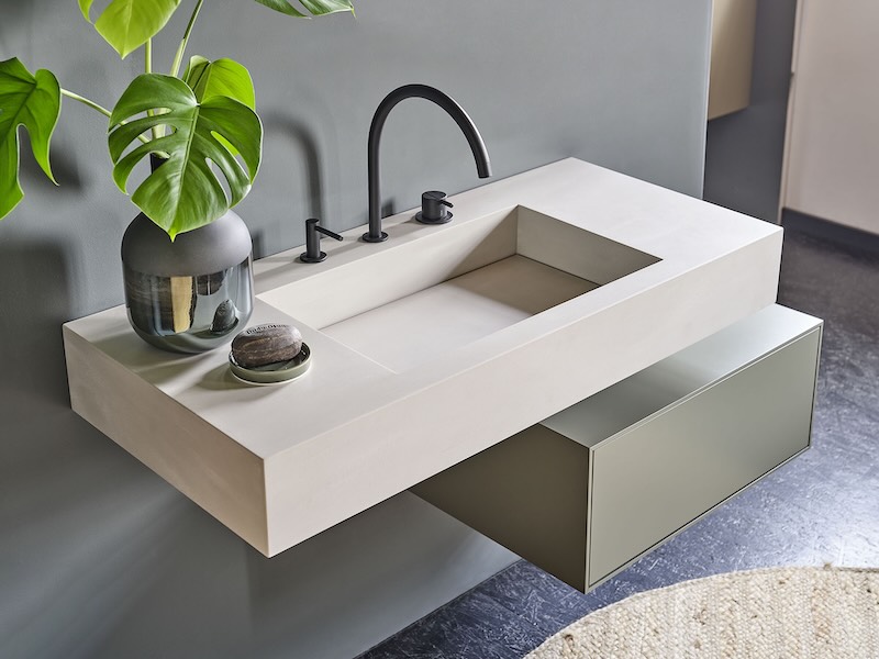 Corain Bathroom Sink and Vanity