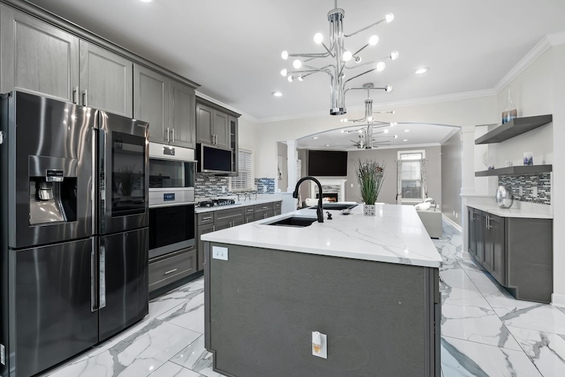 Dark Gray Kitchen Cabinets