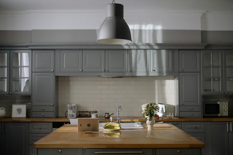 Gray Kitchen Cabinets