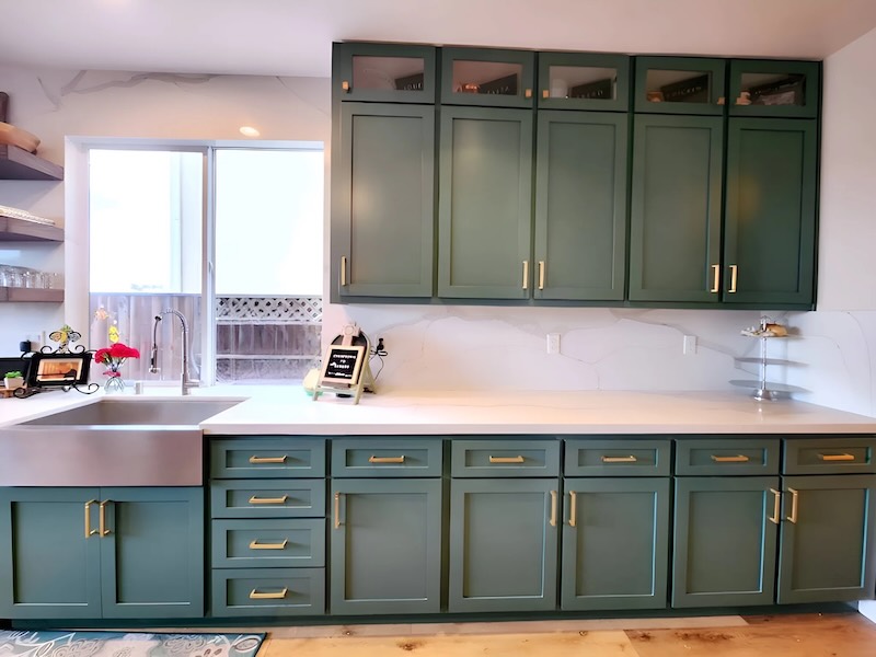 Cleaning Shaker Cabinets