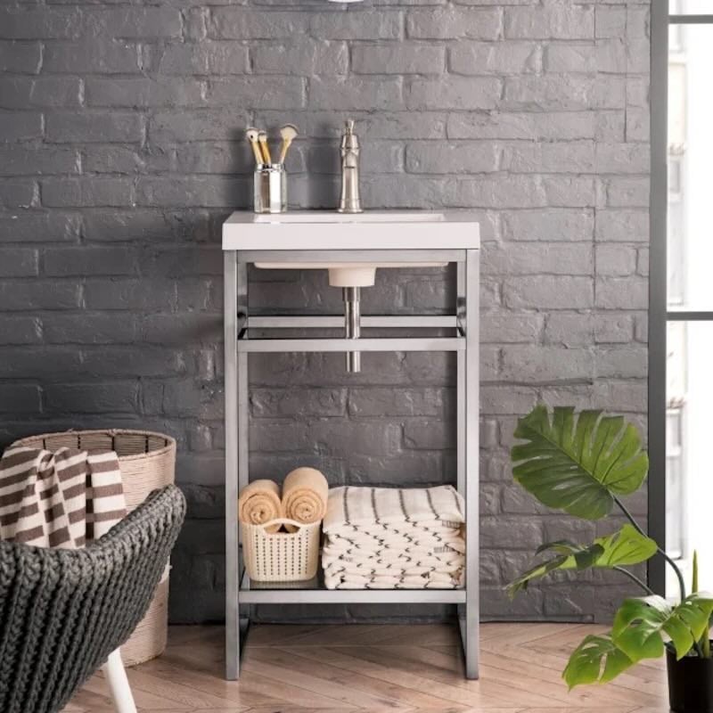 Stainless Steel Bath Vanity