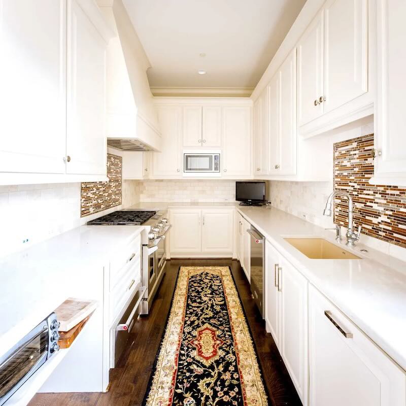 Bright White Prep Kitchen