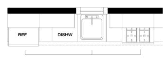 Straight Kitchen Layout